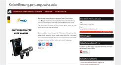 Desktop Screenshot of kolamrenang.peluangusaha.asia