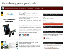 Tablet Screenshot of kolamrenang.peluangusaha.asia